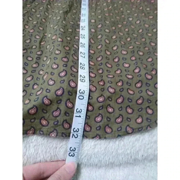 Duck Head Apparel Company Green Button Down Long Sleeve Shirt Men's Size M - Picture 5 of 5